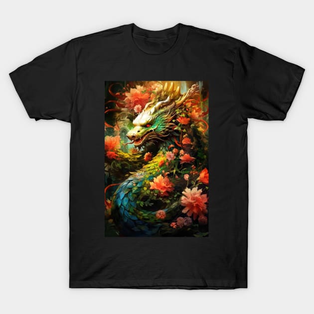 Dragon Aurorius watercolor art #dragon T-Shirt by JBJart